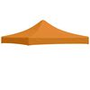 vidaXL Teto para tenda de festas 3x3 m 270 g/m&sup2; laranja