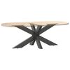 vidaXL P&eacute; de mesa de centro em formato de aranha, antracite, 98x58x(42-43) cm, a&ccedil;o