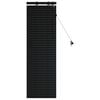 vidaXL Cortina Veneziana Preto 45 x 130 cm 35 mm