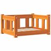 vidaXL Cama para Cachorro Marrom Cera 55 x 45 x 28 cm