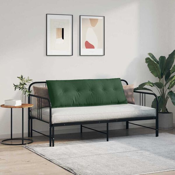 vidaXL Travesseiro para Costas Verde Selva 140 x 50 cm