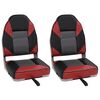 vidaXL Assentos de barco dobr&aacute;veis com encosto alto 2 pcs 39x43x58 cm