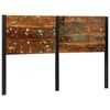 vidaXL Cabeceira de cama 160 cm madeira recuperada maci&ccedil;a/ferro