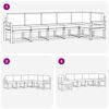 vidaXL Conjunto de Sof&aacute;s para Exterior 6 pcs Natural e Creme