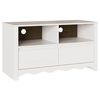 vidaXL Cabinet de TV com gaveta Drammen Branco 99 x 43 x 55 cm