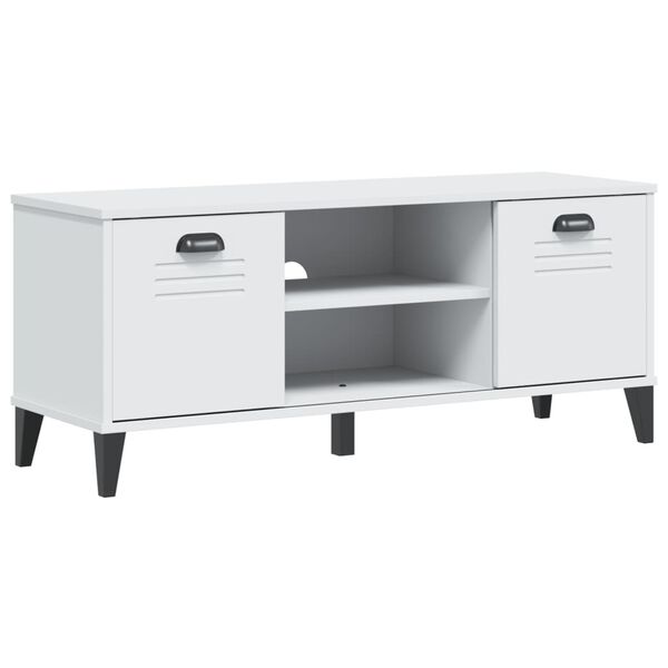 vidaXL Sapateira VIKEN 106x35x45 cm derivados de madeira branco