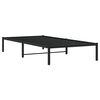 vidaXL Estrutura de cama 100x200 cm metal preto