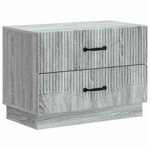 vidaXL Arm&aacute;rio de Cabeceira Sonoma Cinzento 62 x 34,5 x 44,5 cm