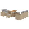 vidaXL Conjunto de Sof&aacute; de Jardim 8 unid. 8-N&uacute;mero de lugares