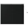 vidaXL Cortina Veneziana Preto 145 x 130 cm 35 mm