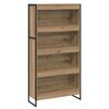 vidaXL Gabinete de Livros 80 x 30 x 155 cm Derivados de Madeira