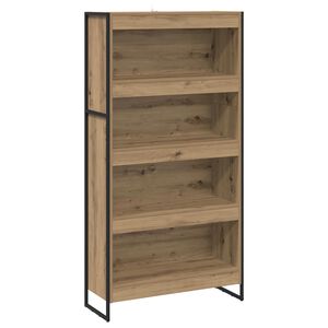 vidaXL Gabinete de Livros 80 x 30 x 155 cm Derivados de Madeira