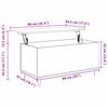 vidaXL Mesa de centro Madeira antiga 90 x 44.5 x 45 cm