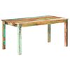 vidaXL Mesa de jantar 160x80x76 cm madeira recuperada maci&ccedil;a
