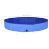 vidaXL Piscina para c&atilde;es dobr&aacute;vel 300x40 cm PVC azul