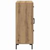 vidaXL Buffet carvalho artisiano 69.5 x 34 x 90 cm Madeira processada
