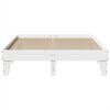 vidaXL Cama sem colch&atilde;o 150x200 cm madeira de pinho maci&ccedil;a branco