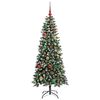 vidaXL &Aacute;rvore de Natal Artificial com 150 LEDs Verde 66 x 66 x 150 cm