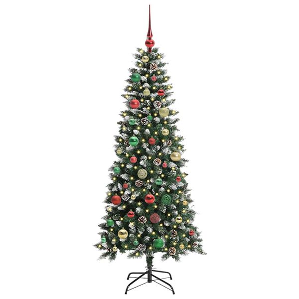 vidaXL &Aacute;rvore de Natal Artificial com 150 LEDs Verde 66 x 66 x 150 cm