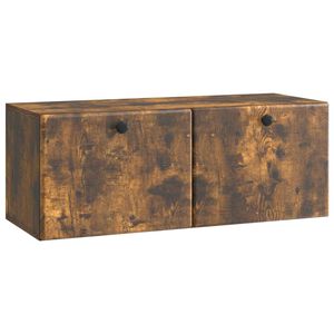vidaXL Gabinete de TV de Parede 78,5 x 31 x 30 cm Carvalho Fumado