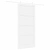 vidaXL Porta Deslizante Branco 93 x 202 cm Madeira de Pinheiro S&oacute;lida