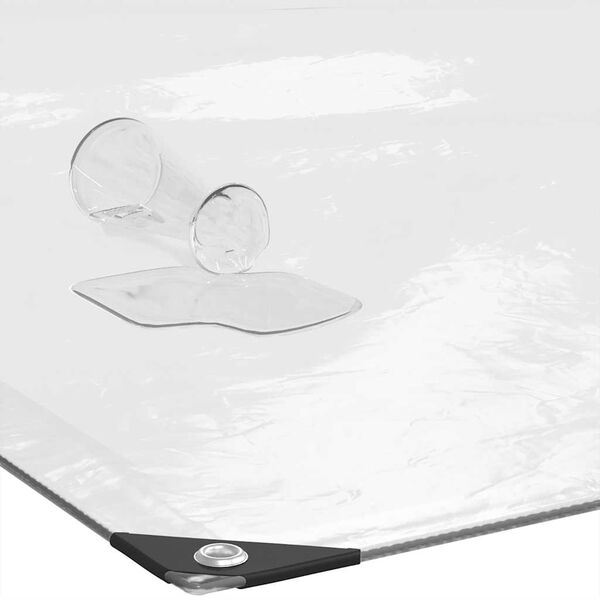 vidaXL Encerado transparente com ilh&oacute;s 6x10 m Polietileno