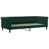 vidaXL Sof&aacute;-cama c/ gavet&atilde;o e gavetas 90x200 cm veludo verde-escuro