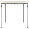 vidaXL Toldo 2x2,3 m 180 g/m&sup2; tecido e a&ccedil;o cor creme