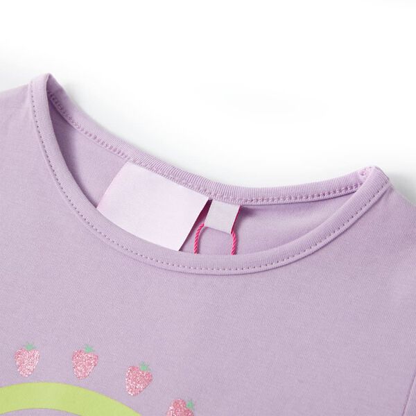 T-shirt infantil lil&aacute;s 116