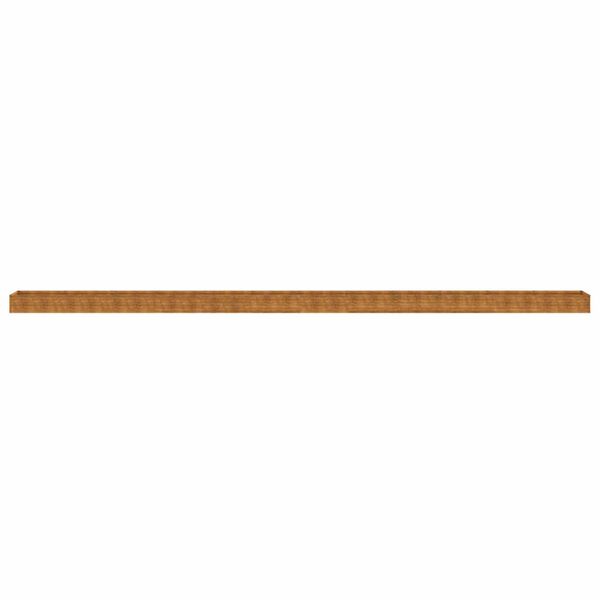 vidaXL Canteiro elevado de jardim 1152x50x36 cm a&ccedil;o corten