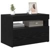 vidaXL Gabinete para TV Carvalho Preto 60 x 35 x 40 cm