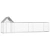 vidaXL Galinheiro 5x1x1,5 m a&ccedil;o galvanizado