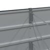 vidaXL Floreira Antracite 480 x 50 x 45 cm A&ccedil;o Galvanizado