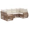 vidaXL Conjunto de Sof&aacute; de Jardim 6 unid. 6-N&uacute;mero de lugares