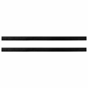 vidaXL Selos de Escovas para Porta Auto-adesivos 2 unid. Preto 100 cm