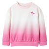 Sweatshirt para crian&ccedil;a cor rosa-claro 128