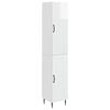 vidaXL Conjunto de Gabinete 2 pcs Branco Brilhante 33 x 34,5 x 89,5 cm