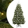 vidaXL &Aacute;rvore de Natal Articulada Artificial Verde 180 cm PVC e A&ccedil;o
