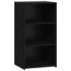 vidaXL Buffet Carvalho Preto 50 x 41 x 93 cm Derivados de Madeira