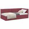 vidaXL Estrutura de Cama de Canto Vinho Vermelho 100 cm x 200 cm