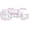 vidaXL Conjunto de Sof&aacute;s para Exterior 4 pcs Natural e Creme