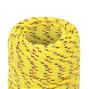 vidaXL Corda de barco 2 mm 25 m polipropileno amarelo