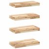 vidaXL Prateleiras flutuantes 4pcs 60x20x4cm ac&aacute;cia maci&ccedil;a n&atilde;o tratada