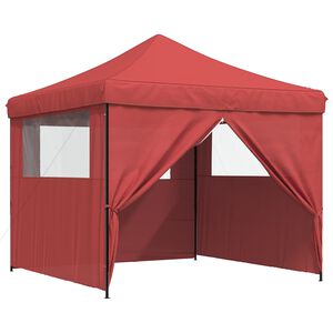 vidaXL Tenda de Festa 292 x 292 x 315 cm Borgonha Tecido Oxford