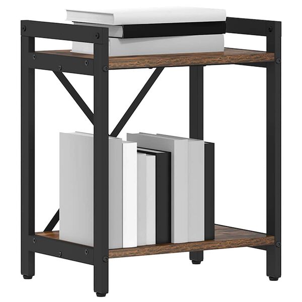 vidaXL Estante Carvalho Defumado 40 x 30 x 50 cm Madeira processada