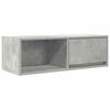 vidaXL M&oacute;vel de TV 80x31x25,5 cm derivados de madeira cinza cimento