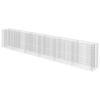 vidaXL Canteiro elevado/cesto gabi&atilde;o 540x50x100 cm a&ccedil;o galvanizado