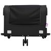 vidaXL Reboque para bicicleta 45 kg ferro preto