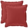vidaXL Capa almofada 2 unid. HOUTEN Vinho Vermelho 40 x 40 cm