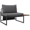 vidaXL Conjunto de Sof&aacute; de Jardim 2 unid. Antracite A&ccedil;o